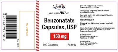 Benzonatate-150mg (Benzonatate 150mg 500 Count)